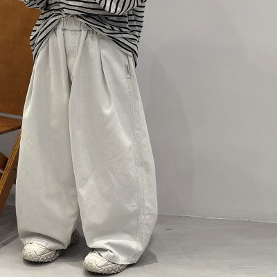 奶油布丁男童春季休闲裤