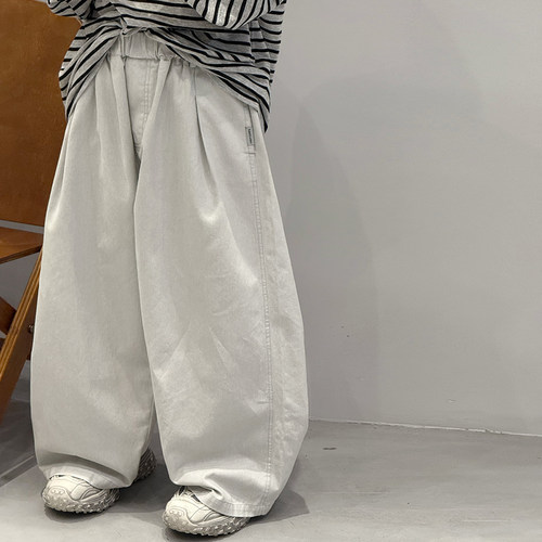 奶油布丁男童春季休闲裤