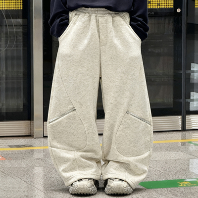 儿童冬装裤子2025新款男孩加绒加厚休闲卫裤男童冬季韩版运动长裤