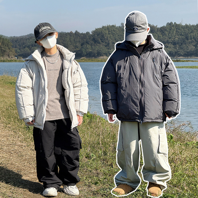 男童羽绒棉棉衣外套儿童秋冬装外出服2025胖宝宝加厚户外保暖上衣