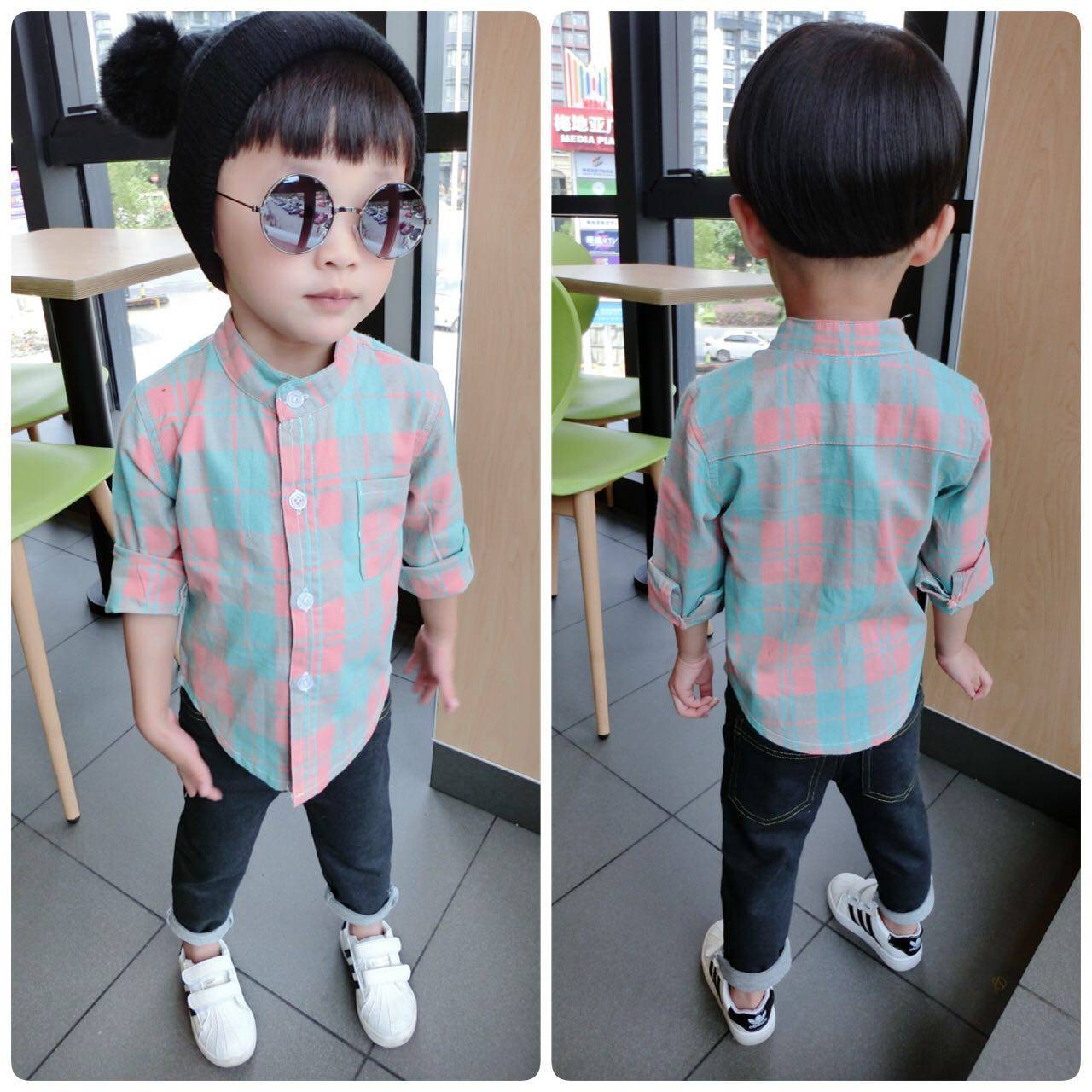 Chemise garcon à manche longue - Ref 2077136 Image 1