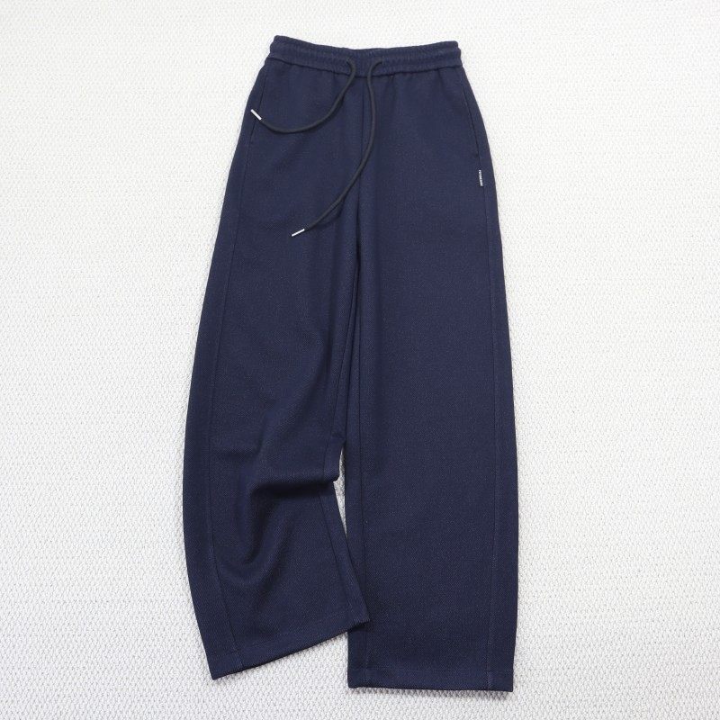 女春秋韩系宽松垂感阔腿裤松紧腰抽绳直筒休闲百搭显瘦休闲裤,女装/女士精品,休闲裤,淘宝优惠券,粉丝福利购,淘宝优惠卷