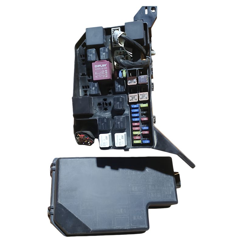 适用猎豹CS10室外机仓接线盒前发动机舱继电器盒保险丝盒上盖总成