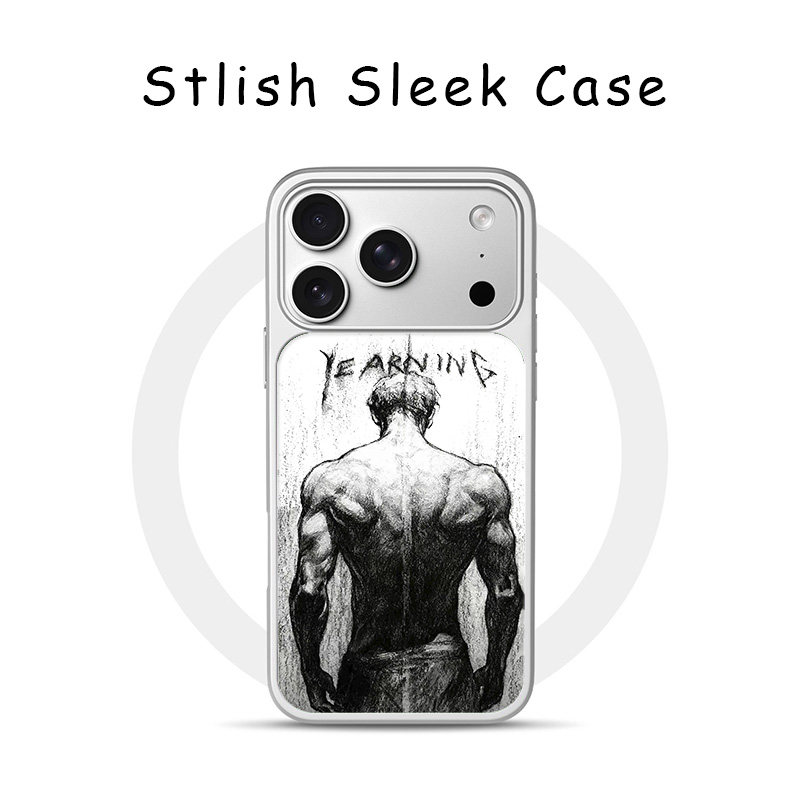 [Magsafe磁吸]动漫背影适用苹果17Promax手机壳16Promax高级感电镀银亚克力15肤感玻璃潮牌可爱新款14