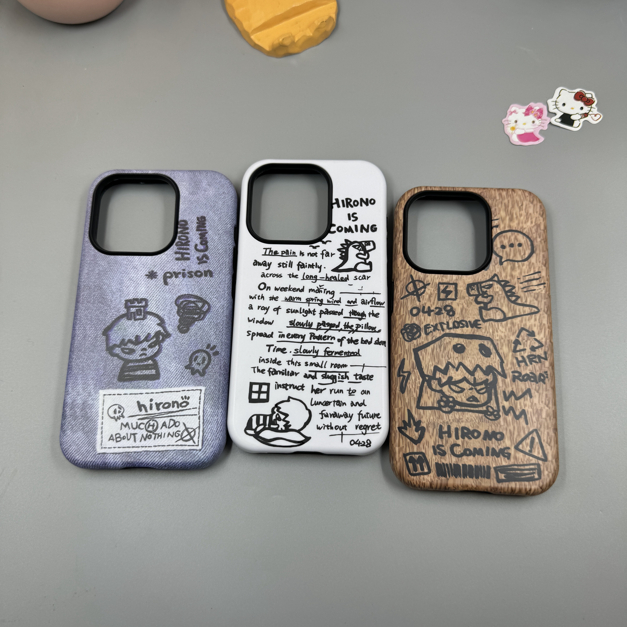 Hirono趣味恐龙小野合集适用苹果17Promax手机壳iPhone17Pro新款17高级感菲林二合一高级感16Promax卡通动漫