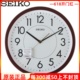 正品包邮SEIKO日本精工挂钟静音夜光14寸现代简约客厅壁钟QXA629