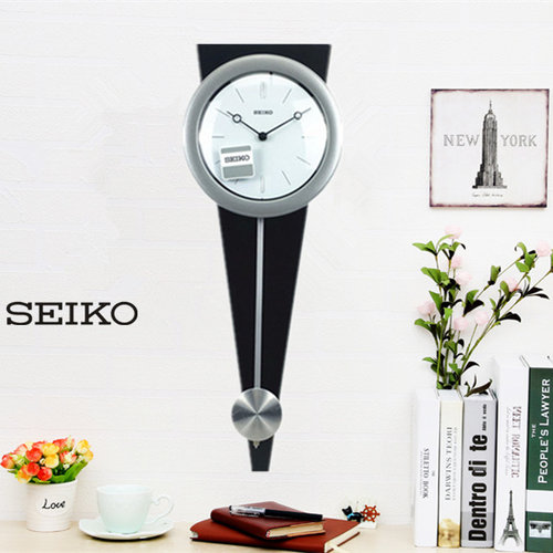 seiko日本精工简约原装进口挂钟