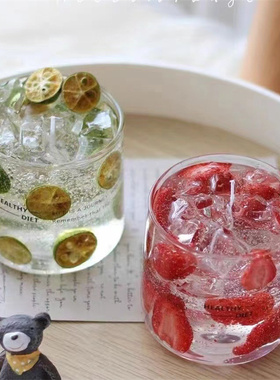 Fruit Candle可爱草莓柠檬果冻蜡烛玻璃杯香薰蜡烛生日礼物送朋友