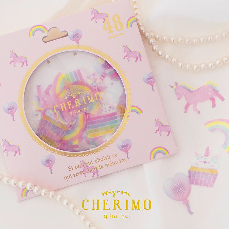 日本文具qlia清新夏日素材手帐