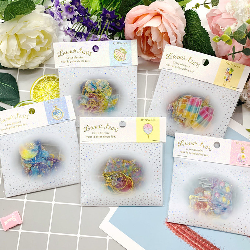 日本文具qlia透明手帐装饰素材