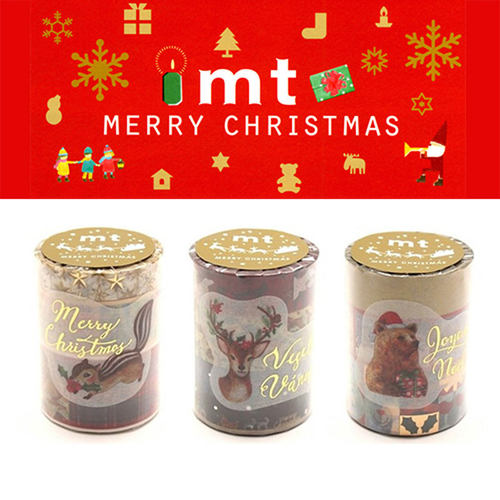 限定日本mt和纸胶带2017圣诞卷装