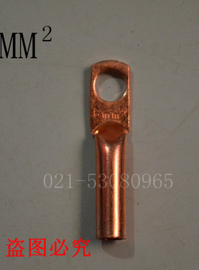 正品凤凰 DTG厚件管式铜接头DTG-6平方 铜鼻子 一只价