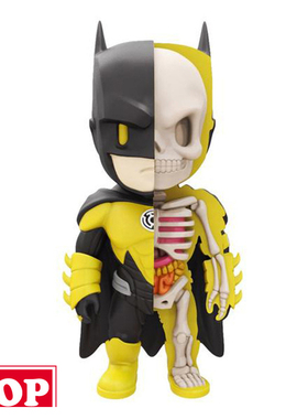 【TOP】MightJaxx4D解剖XXRAY DC黄灯蝙蝠侠Lantern Batman潮玩