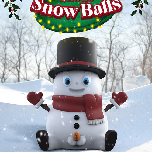 Mighty Jaxx JUCE GACE SNOW BALLS 小雪人 限量潮玩 15cm