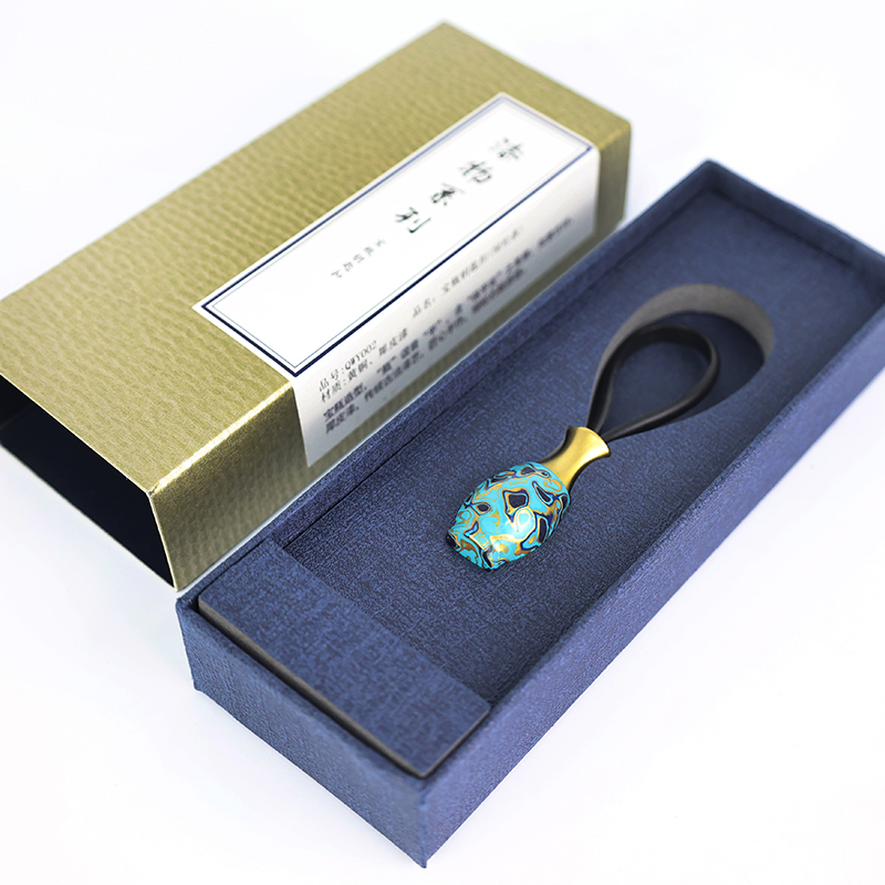 扬州漆器厂漆器文创新中式犀皮漆宝瓶葫芦挂件钥匙扣车挂装饰吊坠