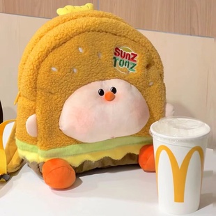 儿童包包幼儿园男女童毛绒可爱卡通小背包迷你宝宝出游迷你小书包