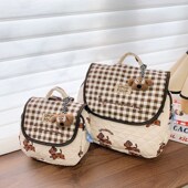 2025新款 幼儿园书包女孩可爱男童宝宝双肩包亲子外出背包妈咪包潮