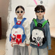 儿童双肩包幼儿园书包男女宝宝卡通猫咪背包小学生出游休闲书包轻