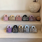 小公主精致时尚 手提迷你小方包儿童宝宝外出洋气单肩斜挎包零钱包