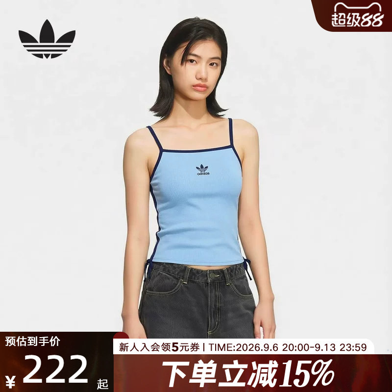 adidas阿迪达斯三叶草2026秋女柔软亲肤休闲运动背心吊带 LC6457图片