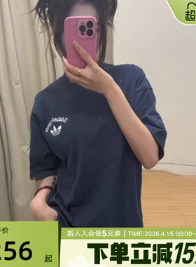 adidas阿迪达斯三叶草OG短袖T恤2026夏季男子宽松针织半袖KT3042