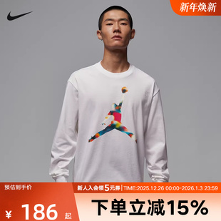 IM6512 JORDAN耐克男长袖 棉JUMPMAN柔软打底衫 新款 100 圆领T恤冬季