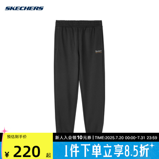0018 Skechers斯凯奇2024冬男裤 束脚裤 运动休闲针织长裤 L424M024
