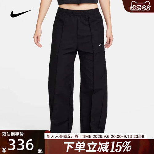耐克NIKE女子拒水梭织工装长裤