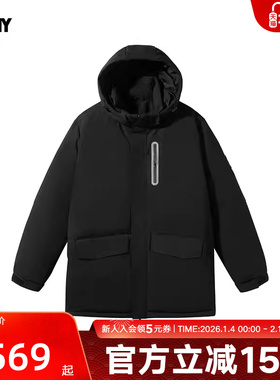 PONY1972秋冬新品运动羽绒服外套男保暖城市休闲上衣244M2OF04