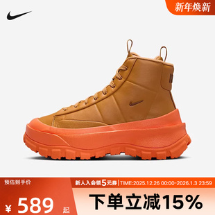 靴子FQ9065 Nike耐克女鞋 MID高帮厚底板鞋 ROAM 200 开拓者BLAZER