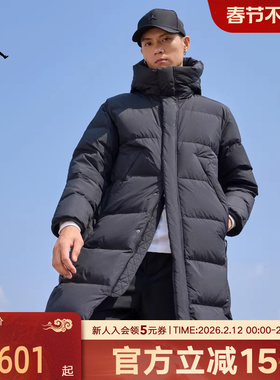 耐克Jordan Flight男子长款保暖羽绒服黑色冬新款外套FV7270-010