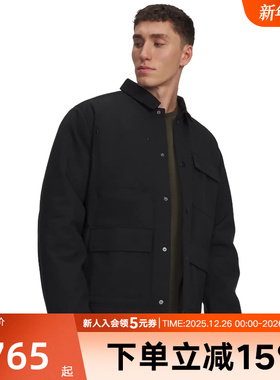 安德玛秋冬男士Expanse Utility运动休闲翻领夹克外套6000882-001