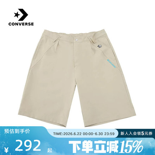 Converse匡威2026夏新款男士运动休闲宽松舒适梭织短裤MCK180-J3W