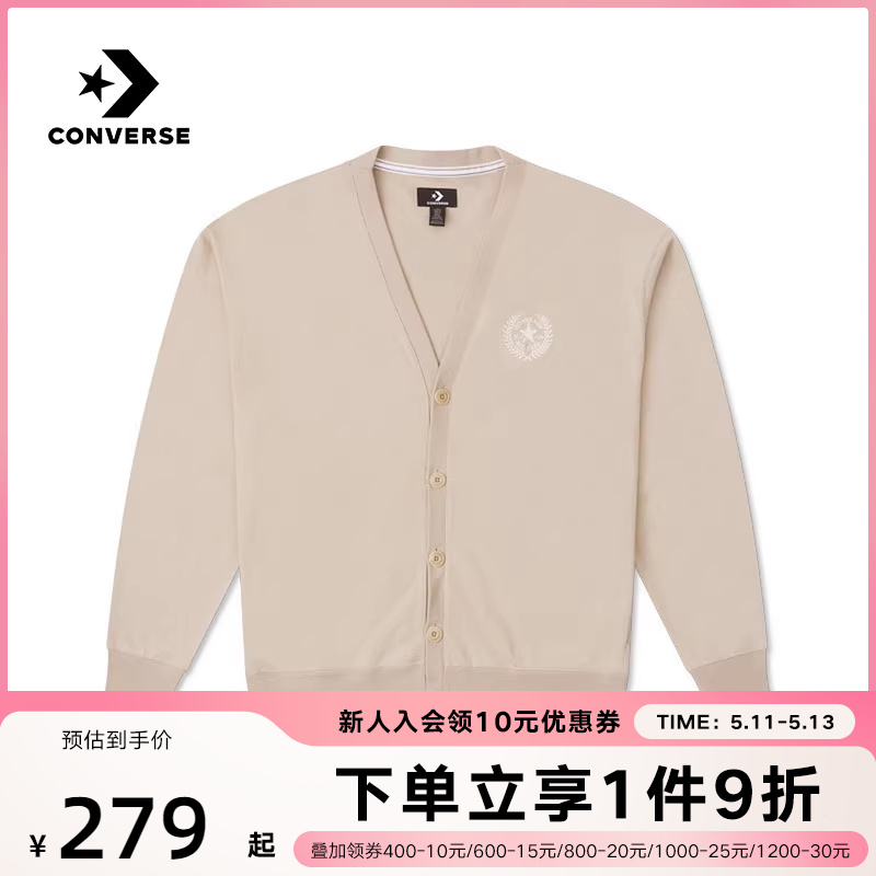 男子针织开衫匡威Converse