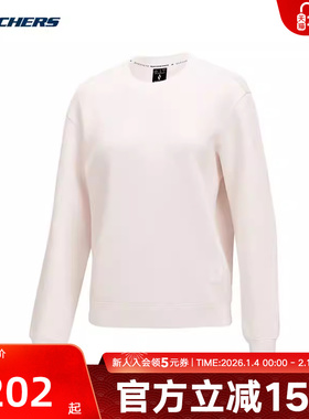 Skechers斯凯奇春新年款女士针织休闲运动卫衣P125W017/02NM