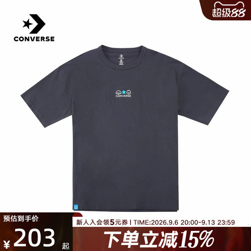 Converse匡威2026夏男女同款运动休闲时尚百搭短袖T恤 UCK176-GDA