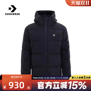 Converse匡威25秋冬新品 023 男连帽保暖羽绒服斜插口袋外套MCJ116