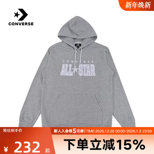 Converse匡威25冬男子连帽卫衣运动休闲针织套头衫 G59 MCH872