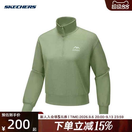 SKECHERS(斯凯奇)（新品）2025秋女长袖衫 P325W010-01SZ