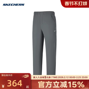 Skechers斯凯奇男26新款加绒保暖直筒百搭舒适长裤 P126M065/0018
