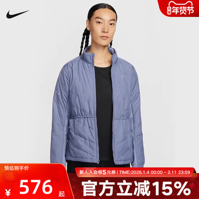 耐克棉夹克女Therma-FIT轻盈运动透气户外中层保暖棉服HV2745-499