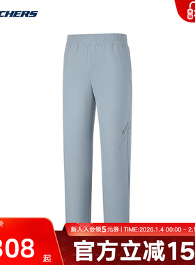 Skechers斯凯奇长裤26男士百搭休闲加绒保暖梭织裤 P126M009/02N6