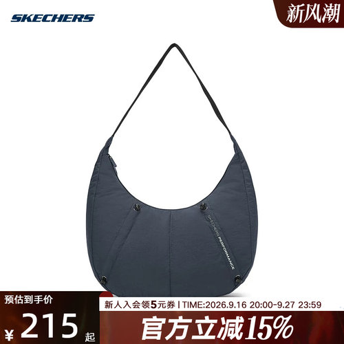 Skechers斯凯奇2026夏男女运动包单肩斜挎包简约百搭潮流时尚包包