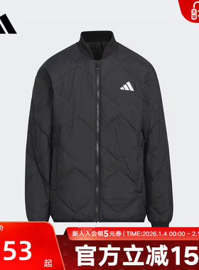 adidas阿迪达斯冬新款拒水保暖运动休闲夹克男大童羽绒服 KC5916