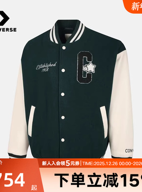 匡威Converse x Noritake联名棒球服25冬男女休闲外套 UCJ102-EIE