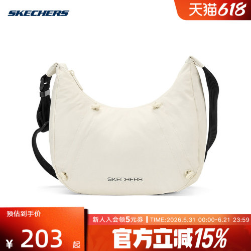 Skechers斯凯奇26夏新款男女包舒适运动系列单肩斜挎包 P226U021