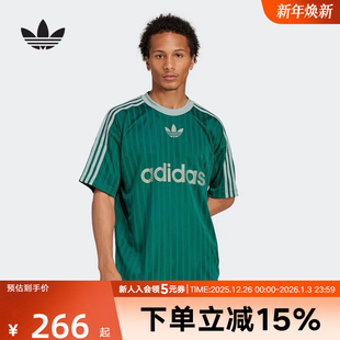 adidas阿迪达斯ADICOLOR三叶草圆领球衣夏男短袖 T恤JP1028