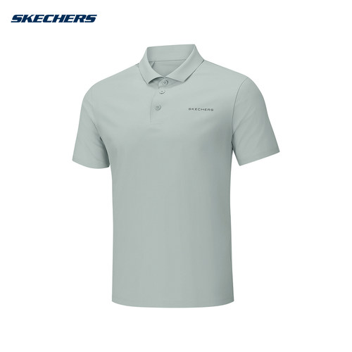Skechers斯凯奇26夏季男士运动短袖透气舒适休闲POLO衫 P226M109