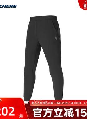 Skechers斯凯奇春季男款长裤运动休闲裤束脚裤 P125M030/0018