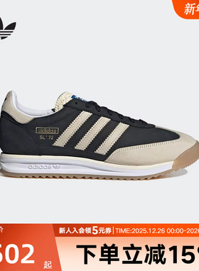 adidas阿迪达斯三叶草新款男女鞋SL 72经典运动鞋「T头鞋」JS3994